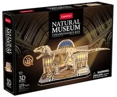 CubicFun 3D dėlionė muziejaus T-rex skeletas su LED apšvietimu