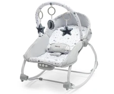 Daugiafunkcinė supama kėdutė kūdikiui Baby Mix žvaigždutės žalia