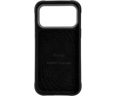 NIMMY dėklas BIG EYED LYING GIANT PANDA, suderinamas su MagSafe, skirta IPHONE 18 Pro/17 Pro, juodas