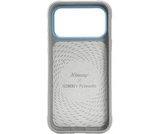 Dėklas NIMMY case BIG EYED Sidabrinis SHADED CAT for IPHONE 18 Pro/17 Pro pilkas