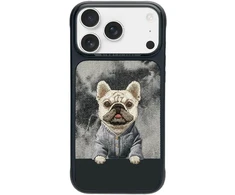 NIMMY dėklas GENTLE PETS SERIES DOG, suderinamas su MagSafe, skirtas IPHONE 18 Pro/17 Pro, juodas