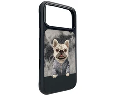 NIMMY dėklas GENTLE PETS SERIES DOG, suderinamas su MagSafe, skirtas IPHONE 18 Pro/17 Pro, juodas