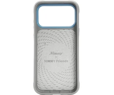 NIMMY dėklas GLASSES COOL DOG, skirtas IPHONE 18 Pro Max/17 Pro Max, pilkas