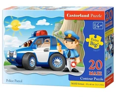 Castorland Dėlionė 20 vnt. - Policijos patrulis