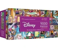 Dėlionė 9000 detalių Disney herojai Trefl