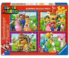 Dėlionė Ravensburger 2D galvosūkis Super Mario 4x100