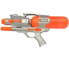 Didelis vandens pistoletas 45 cm su pompa, oranžinis