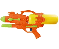 Didelis vandens pistoletas 45 cm su pompa, oranžinis