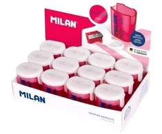Drožtukas pieštukams su dėklu Milan Nata 624 (12 vnt)