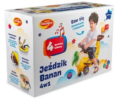 Dumel Interaktyvus žaislas važiuoklė bananų formos 4in1