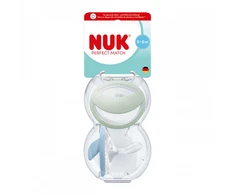 Dummy NUK Perfect Match čiulptukas, silikoninis, 0-6 mėn., 2 vnt., žalia/mėlyna