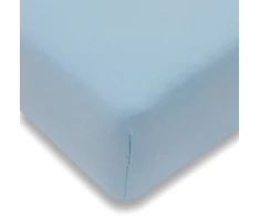 Džersio paklodė lovytei New Baby 120x60 mėlyna