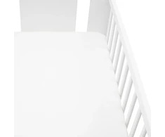 Džersio paklodė lovytei New Baby 120x60 balta