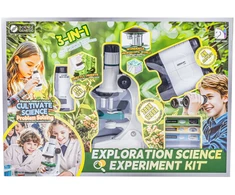 Edukacinis 3in1 mikroskopas didinimu iki 1200x