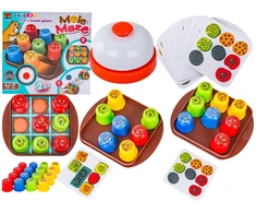 Edukacinis loginis žaidimas MOLE MAZE 2in1 su kortelėmis ir kryžiuku