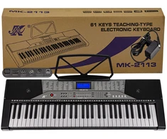 Elektroniniai vargonai MK-2113 su 61 klavišu ir maitinimo bloku
