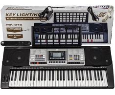 Elektroninis klavišinis instrumentas su 61 klavišu ir mokymosi funkcija