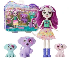 Enchantimals City Tails pagrindinės gatvės Dessa dalmatų šeima HKN14