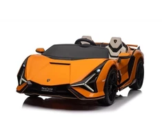 EUROBABY Vaikiškas elektromobilis Lamborghini Sian oranžinis