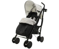 EUROBABY Vaikiškas vežimėlis eco swiss design 300d pilkas