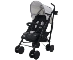 EUROBABY Vaikiškas vežimėlis eco swiss design 300d pilkas