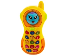 Eurobaby Zabawki Interaktyvus žaislas telefonas su barškučiu ir šviesomis