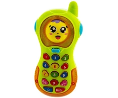 Eurobaby Zabawki Interaktyvus žaislas telefonas su barškučiu ir šviesomis