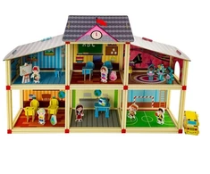 Eurobaby Zabawki Lėlių namas - Mokykla EUROBABY TOYS