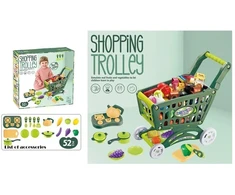 Eurobaby Zabawki Žaislinis prekybos vežimėlis su maisto produktais Eurobaby