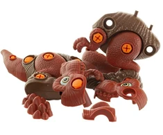 Eurobaby Zabawki Žaislinis tyranozauras su varžtais ir atsuktuvu eurobaby