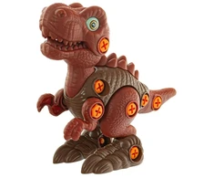 Eurobaby Zabawki Žaislinis tyranozauras su varžtais ir atsuktuvu eurobaby