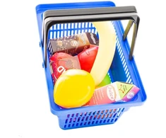 Eurobaby Zabawki Žaislų rinkinys su maisto produktų krepšeliu Eurobaby