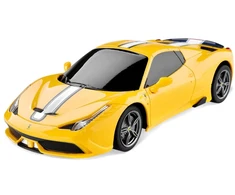 Ferrari 458 Speciale A 1:24 Rastar 71900 geltonas valdomas automobilis