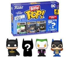 FUNKO Bitty POP! Figūrėlių rinkinys: DC, ~3 cm (4 vnt.)