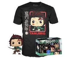 Funko POP! figūrėlė ir marškinėliai Demon Slayer Tanjiro 867 M