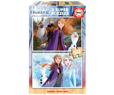 Educa dėlionė 2x50 vnt. - Frozen II