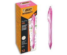 Gelinis rašiklis BIC Quick Dry 0,7 mm rožinis 12 vnt