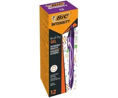 Gelinis rašiklis BIC Quick Dry 0,7 mm violetinis 12 vnt