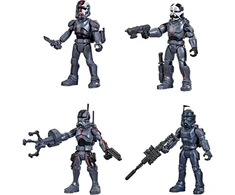 Hasbro Star Wars Mission Fleet figūrėlės Bad Batch 4 vnt.