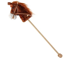 Hobby Horse su garsu ir ratais Bruno Baby Mix Brown