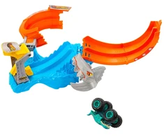 Hot Wheels žaislinis kamščiatraukio formos ryklys Shark Smash JFR08