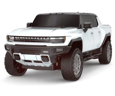 Hummer EV mastelis 1:26 Rastar 93100 valdomas baltas automobilis