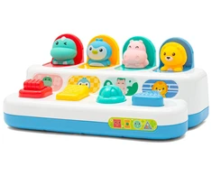 Interaktyvus žaislas „Peekaboo Baby Mix“ – iššokantys langeliai su gyvūnais