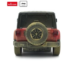 Jeep Wrangler Rubicon mastelis 1:24 Rastar 79500-4 nuotoliniu būdu valdomas automobilis purvinas variantas