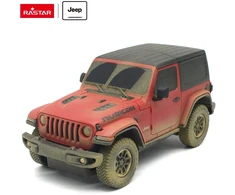 Jeep Wrangler Rubicon mastelis 1:24 Rastar 79500-4 nuotoliniu būdu valdomas automobilis purvinas variantas
