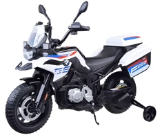 Jokomisiada Didelis BMW F850 GS elektrinis variklis su PA0324 akumuliatoriumi vaikams