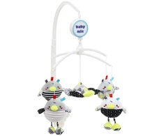 BABY MIX 43414 Pliušinės karuselės viščiukai TK/478M