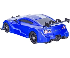 Kėbulas RC automobiliui Nissan GTR 1:16 mėlynas su LED apšvietimu