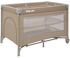 Kelioninė lovelė Baby Mix Lift su pakabinamu smėlio spalvos lopšiu