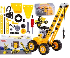 Konstruktoriaus rinkinys statybinis automobilis 8in1 surenkamas ir išrenkamas